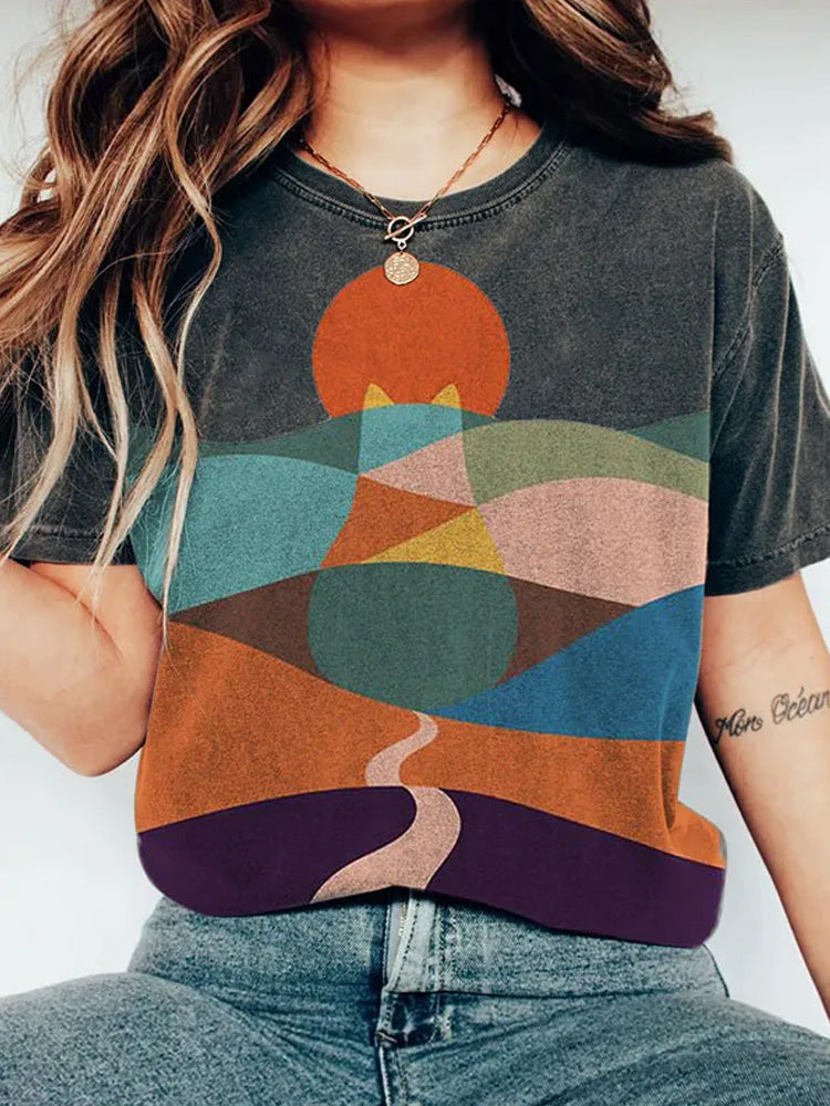 Vintage-inspiroitu T-Paita