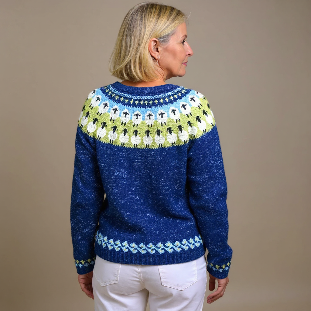 Classic Vintage Cardigan with a Flattering Fit