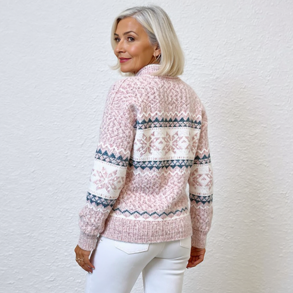 Vintage Inspired Sweater with a Contemporary Edge