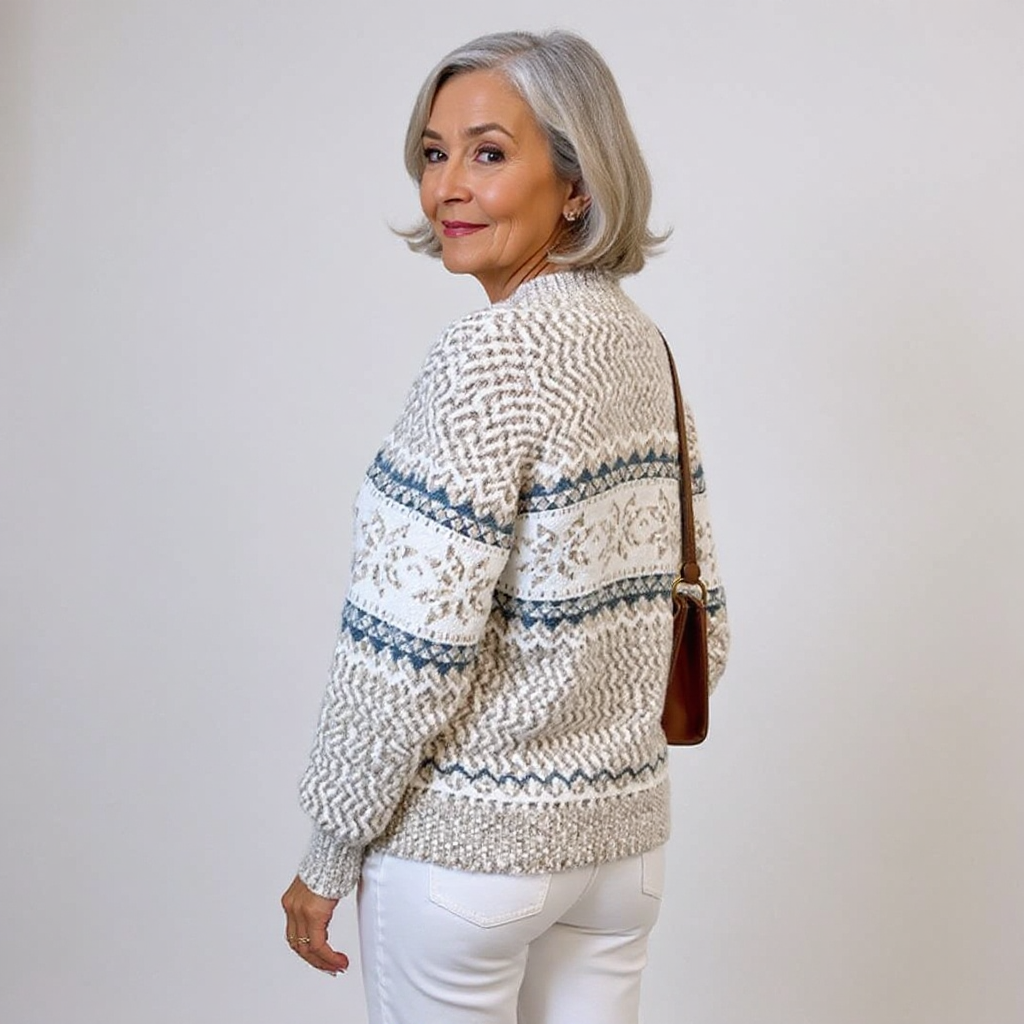 Vintage Inspired Sweater with a Contemporary Edge