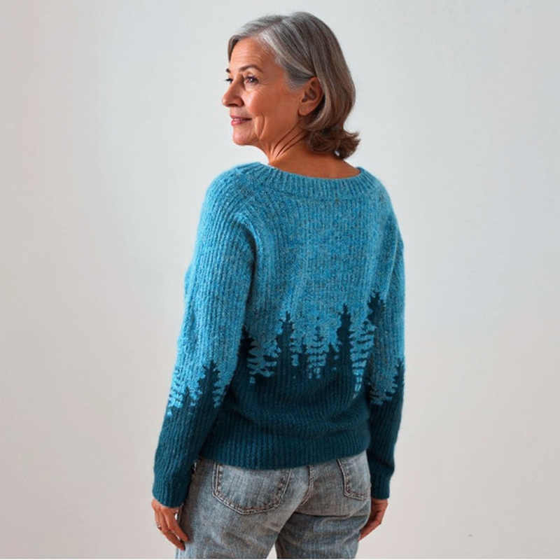 A Vintage Style Sweater with Delicate Timeless Details
