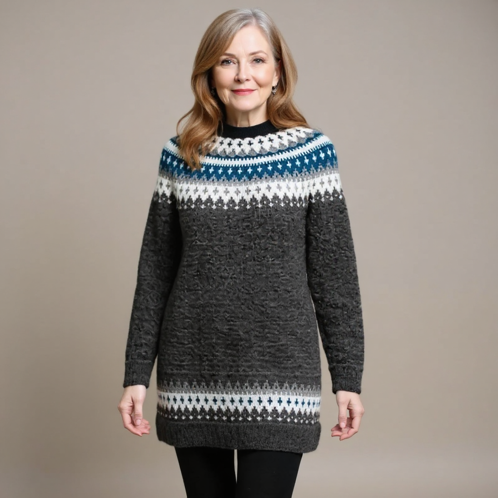 Vintage Inspired Sweater with a Contemporary Edge