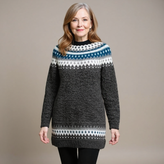 Vintage Inspired Sweater with a Contemporary Edge
