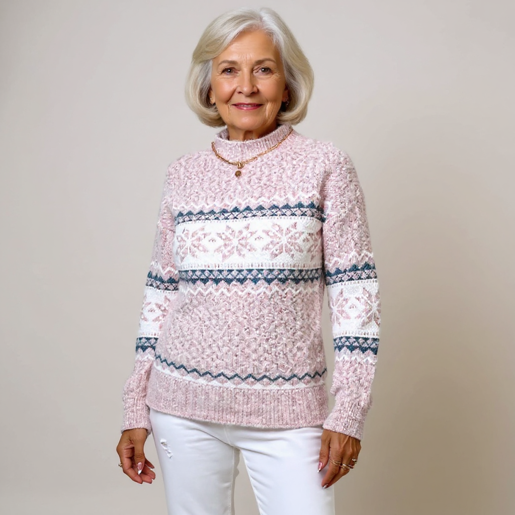 Vintage Inspired Sweater with a Contemporary Edge
