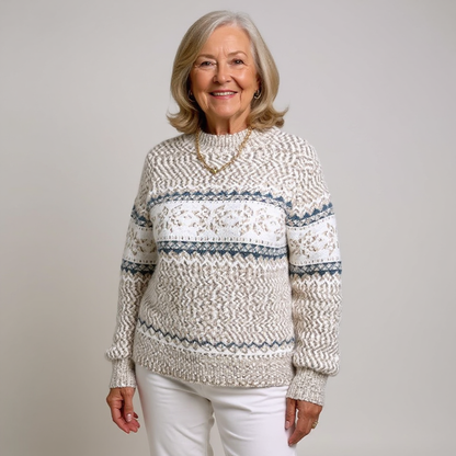 Vintage Inspired Sweater with a Contemporary Edge