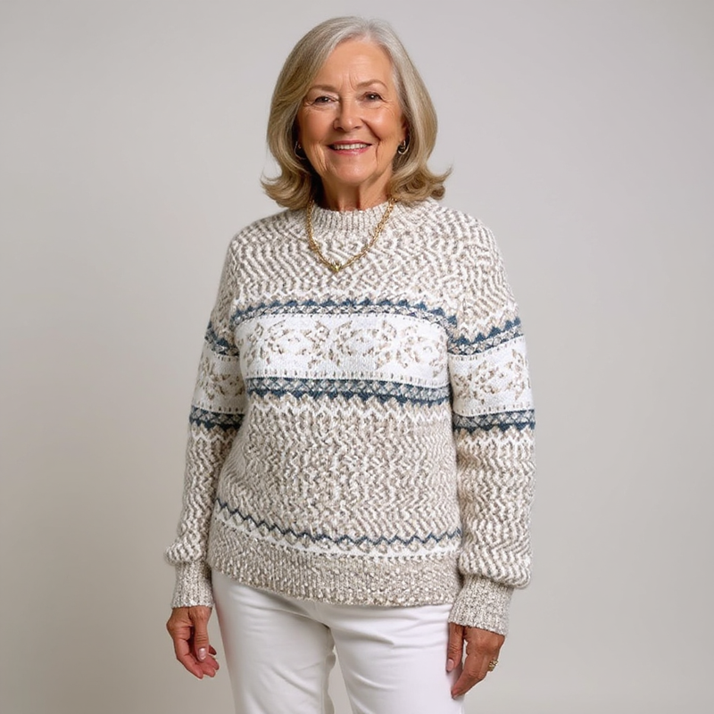 Vintage Inspired Sweater with a Contemporary Edge