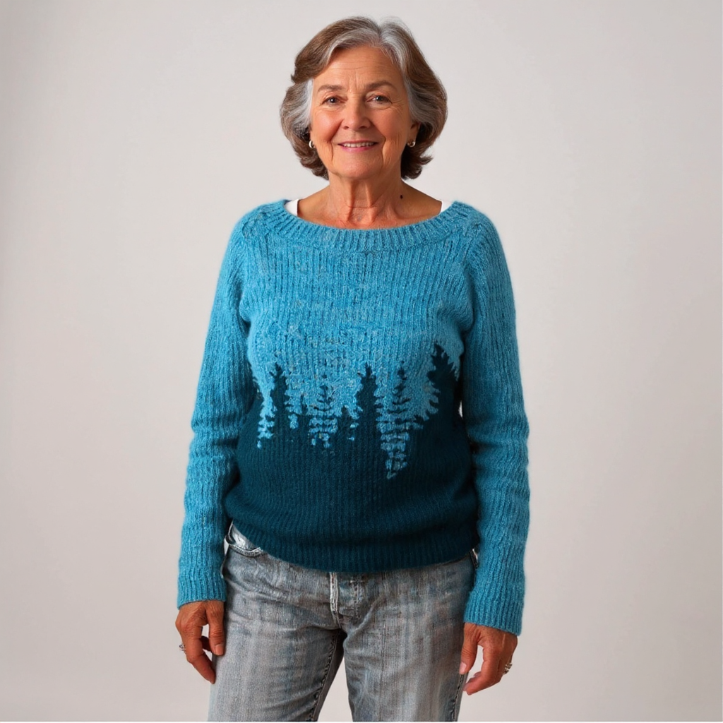 A Vintage Style Sweater with Delicate Timeless Details