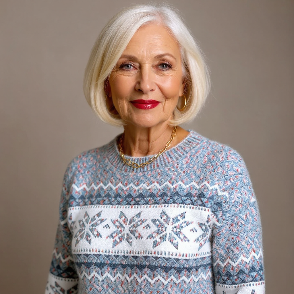 Vintage Inspired Sweater with a Contemporary Edge