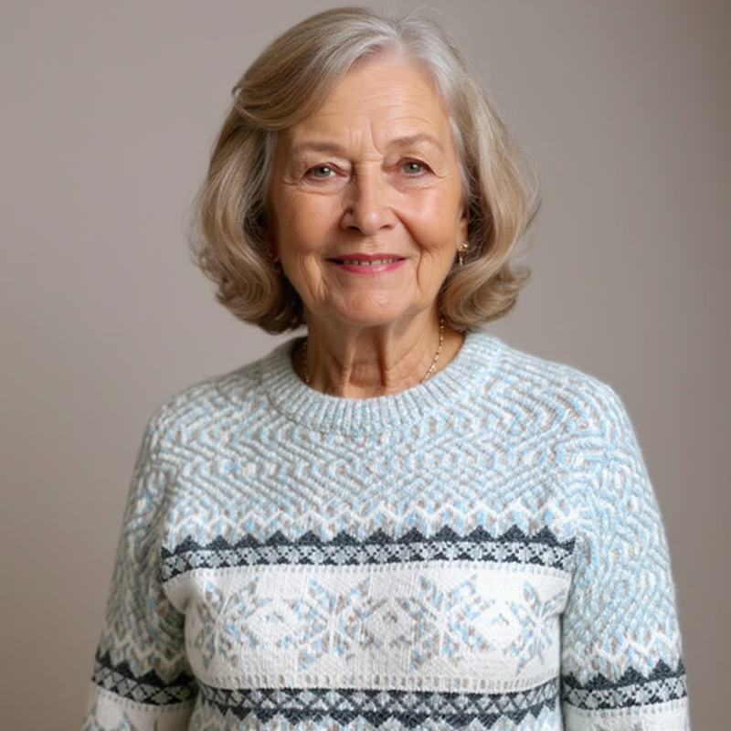 Vintage Inspired Sweater with a Contemporary Edge