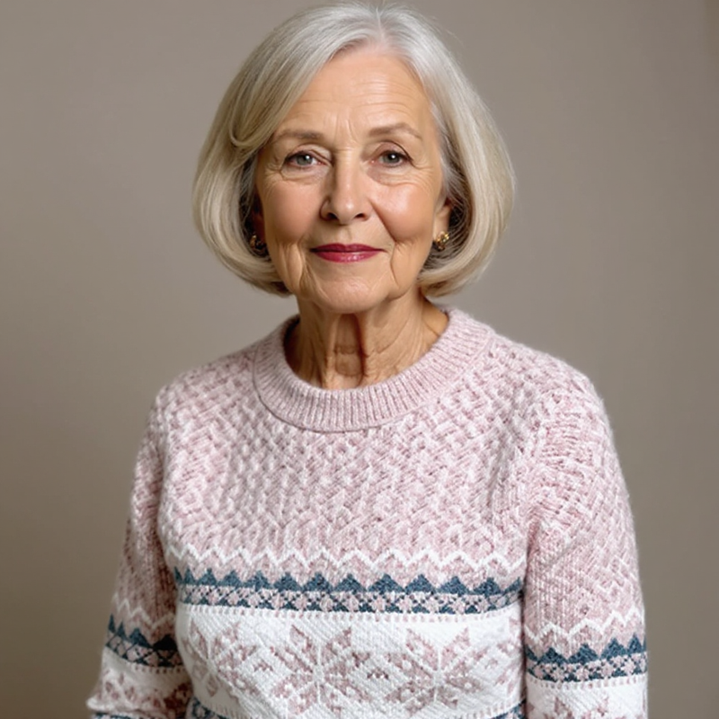 Vintage Inspired Sweater with a Contemporary Edge