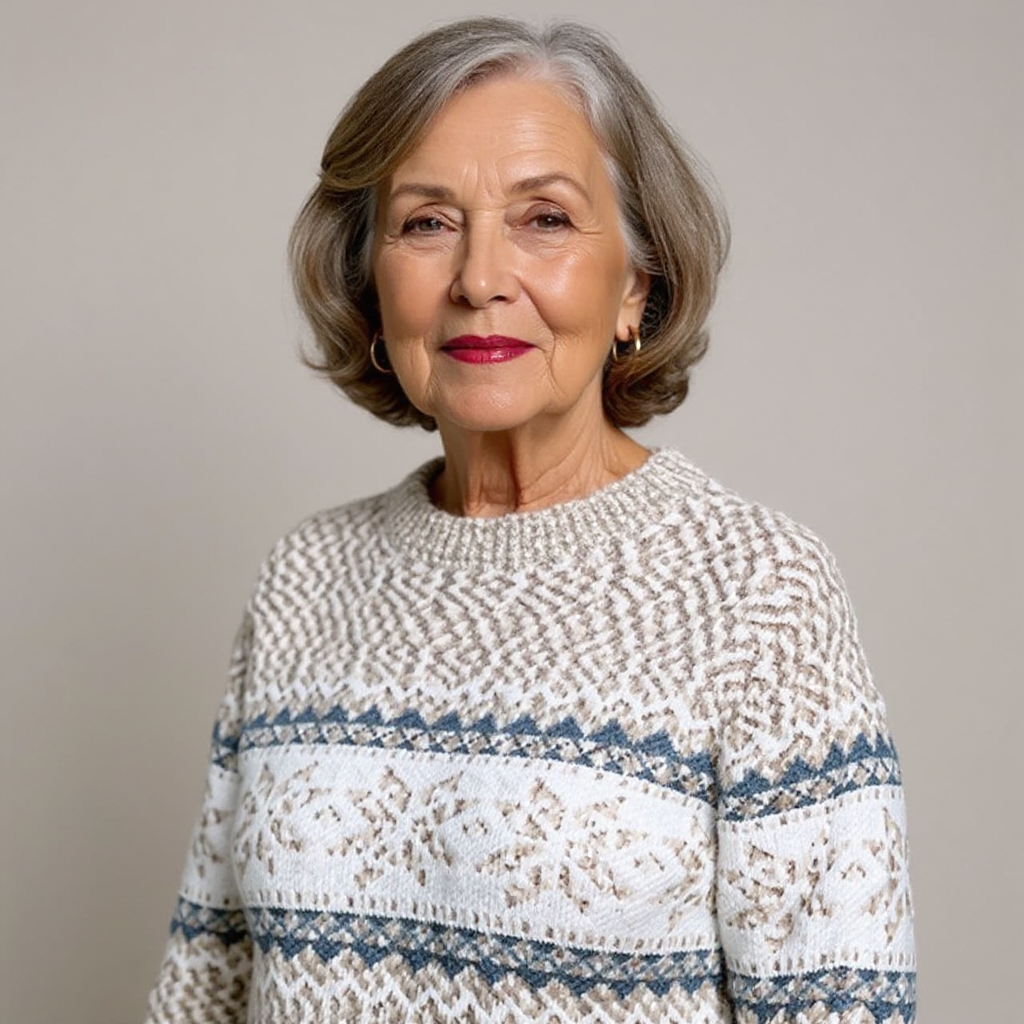 Vintage Inspired Sweater with a Contemporary Edge