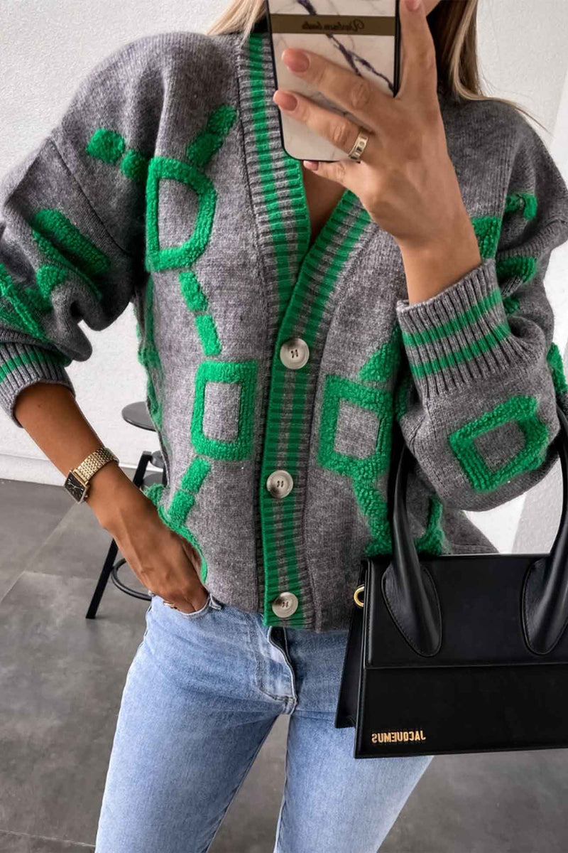 Classic Vintage Cardigan with a Flattering Fit