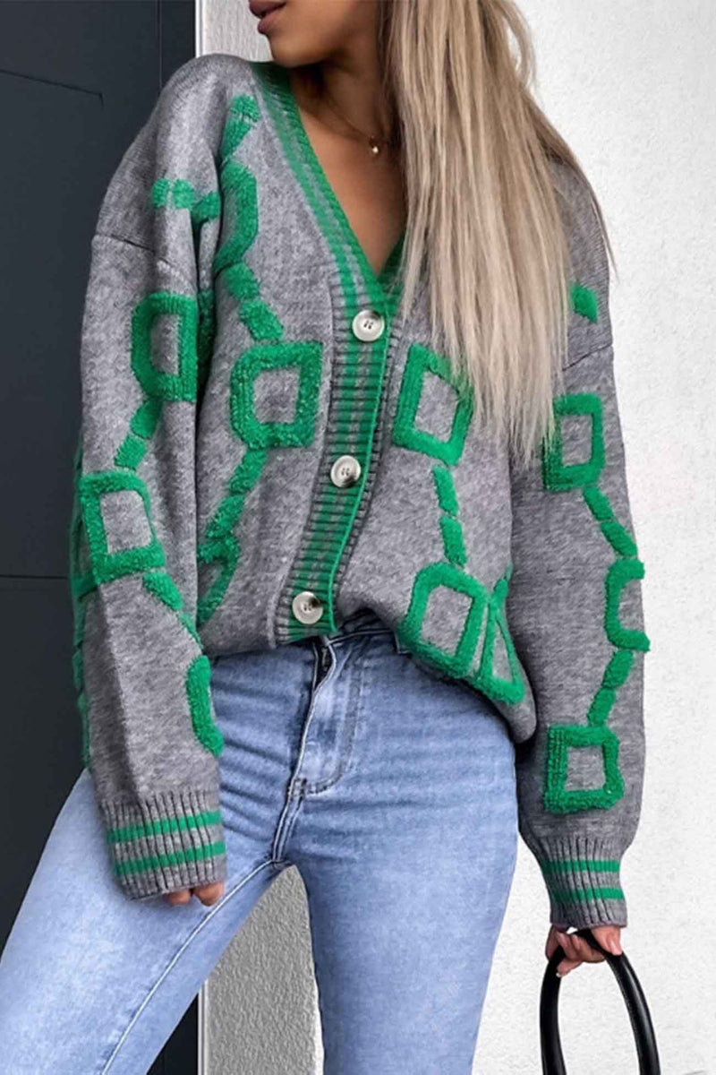 Classic Vintage Cardigan with a Flattering Fit
