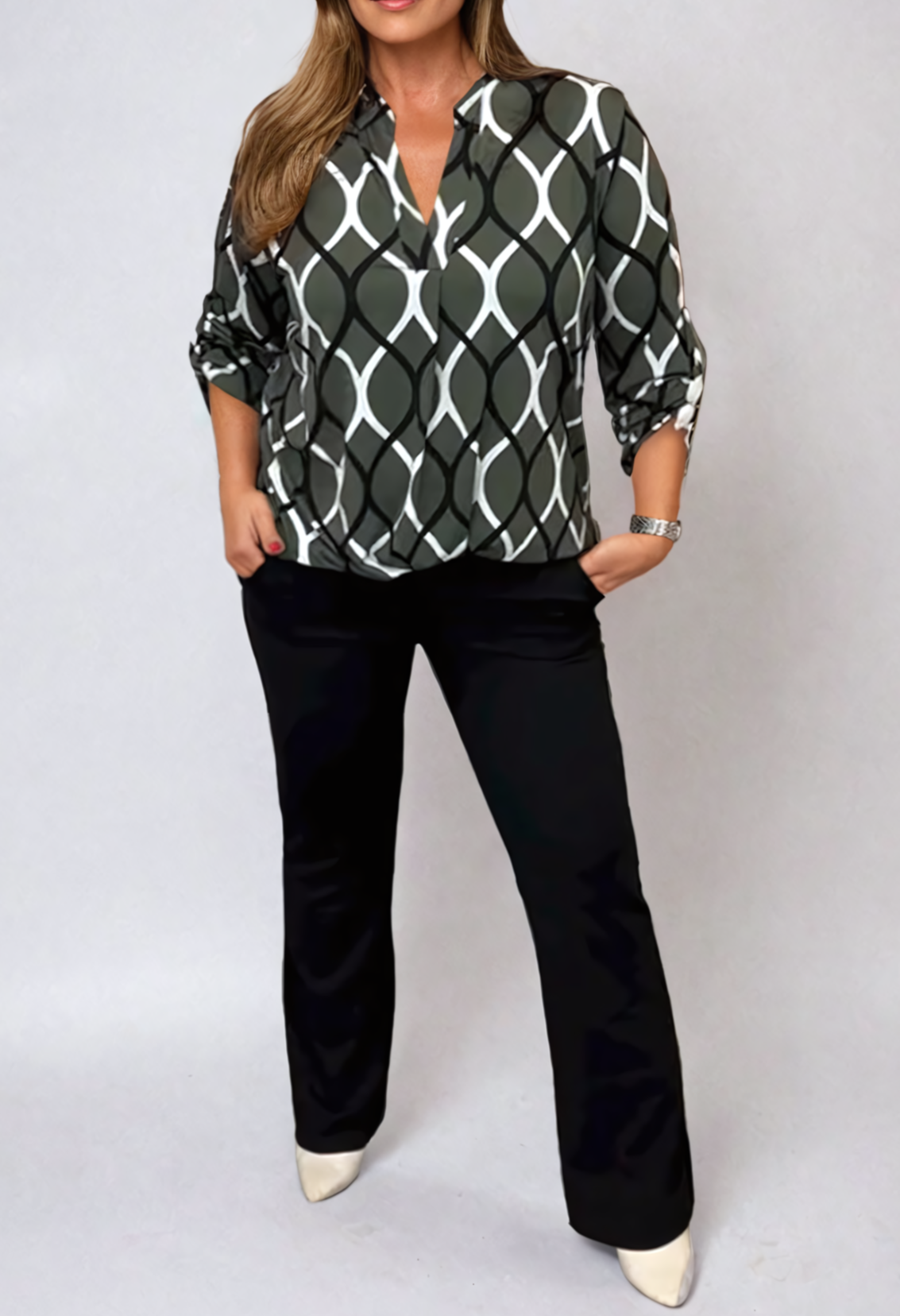 A Vintage Style Blouse with Delicate Timeless Details