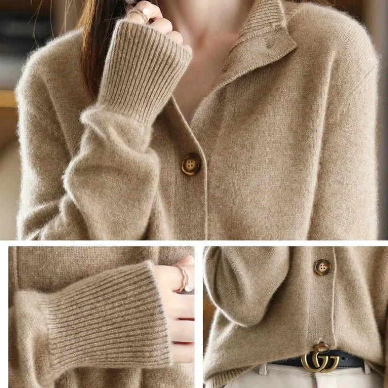 A Vintage Style Cardigan with Delicate Timeless Details