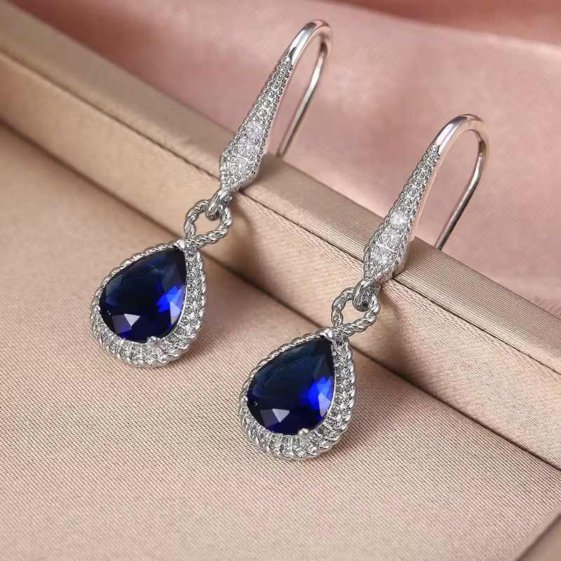 Royal Sapphire Earrings