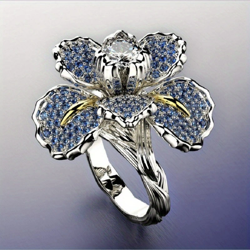 Bright Blossom Silver Ring