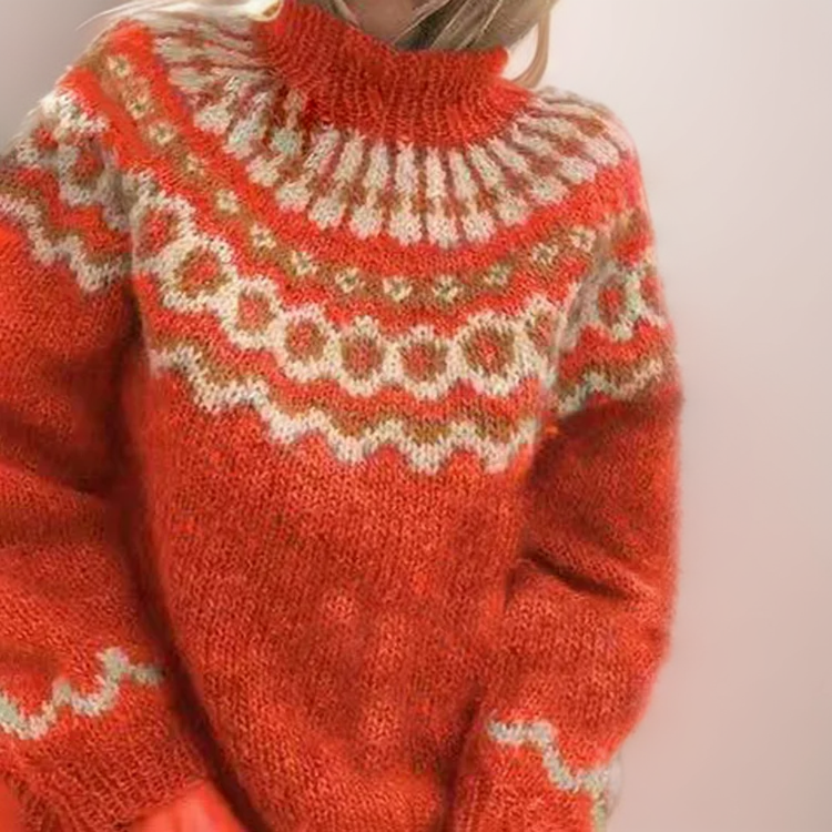 A Vintage Style Sweater with Delicate Timeless Details