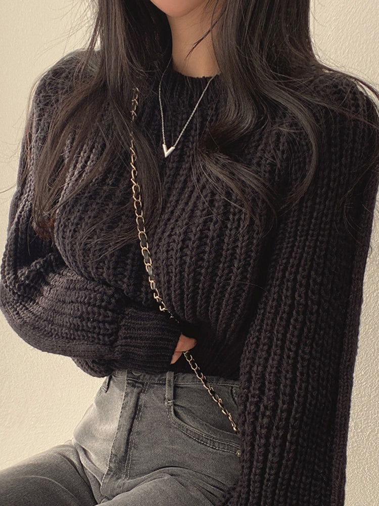 Beautifully Finished Sweater in a Timeless Design