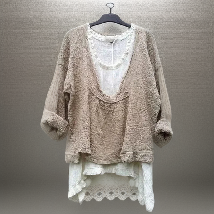 A Vintage Style Shirt with Delicate Timeless Details