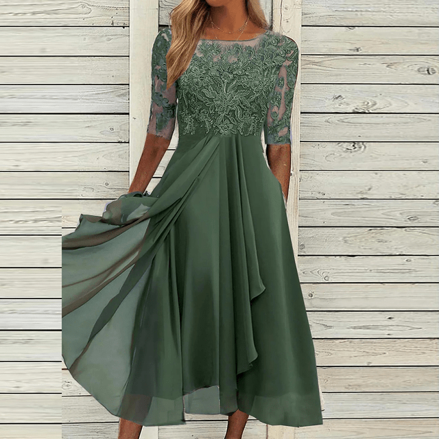 A Vintage Style Dress with Delicate Timeless Details