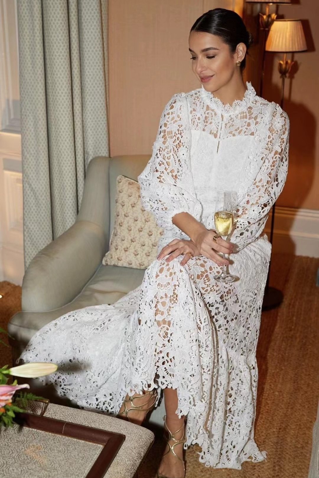 A Vintage Style Dress with Delicate Timeless Details