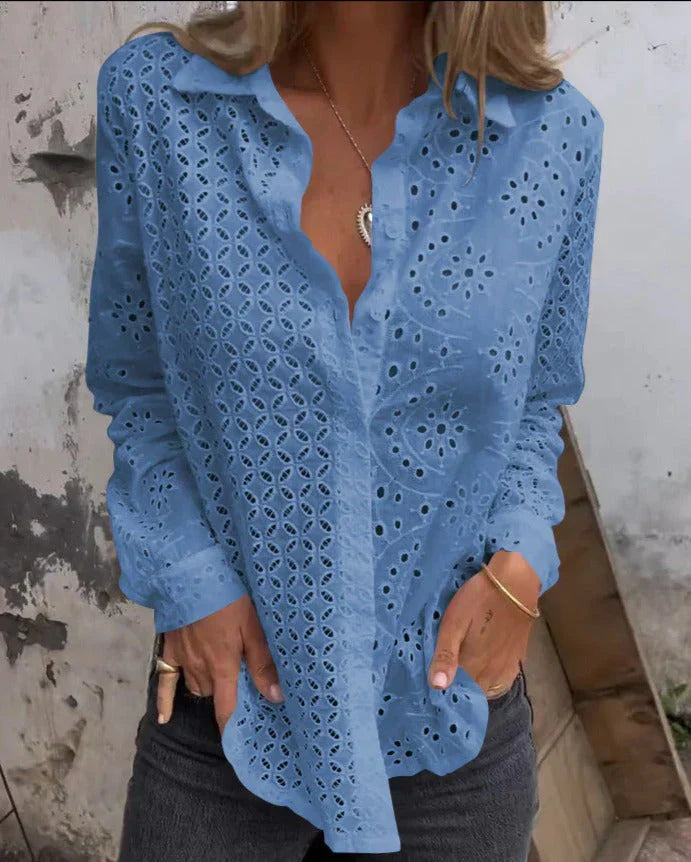Vintage Inspired Blouse with a Contemporary Edge