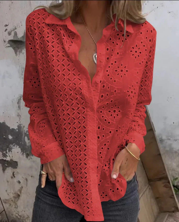 Vintage Inspired Blouse with a Contemporary Edge