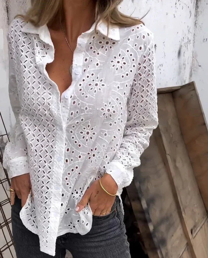Vintage Inspired Blouse with a Contemporary Edge
