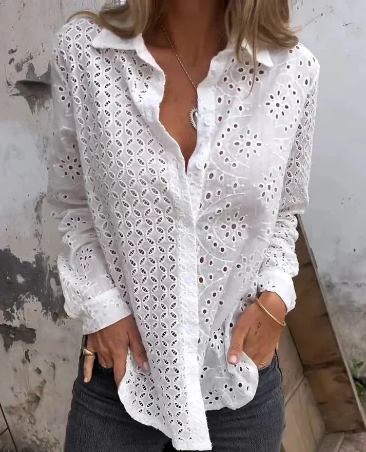 Vintage Inspired Blouse with a Contemporary Edge