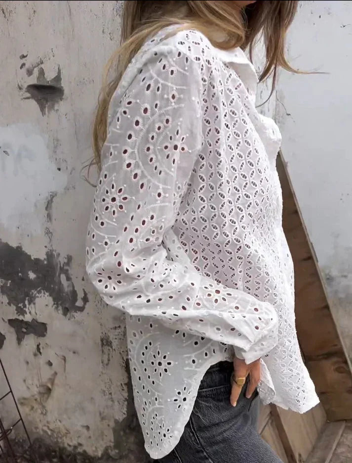 Vintage Inspired Blouse with a Contemporary Edge