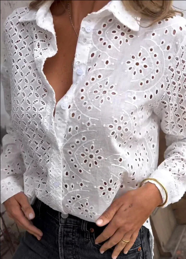 Vintage Inspired Blouse with a Contemporary Edge