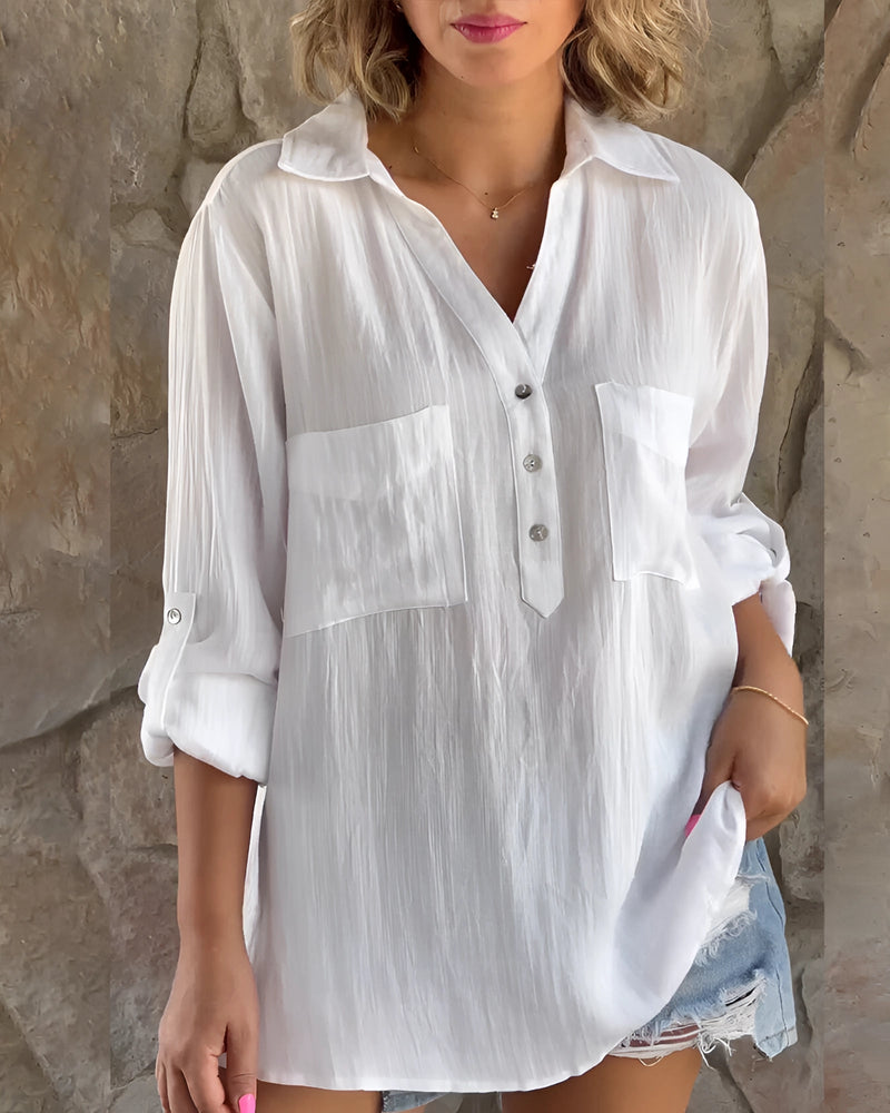 Classic Vintage Blouse with a Flattering Fit