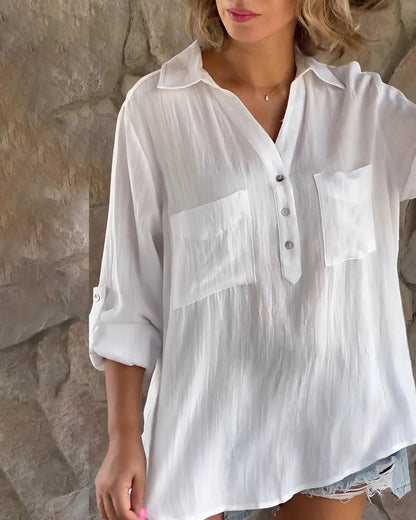 Classic Vintage Blouse with a Flattering Fit