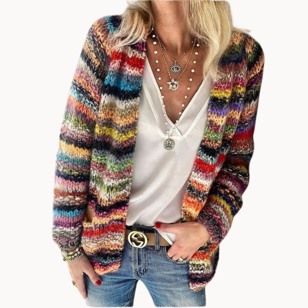 Well Tailored Cardigan with a Graceful Silhouette