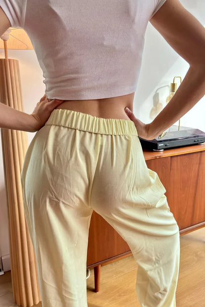 A Vintage Style Pants with Delicate Timeless Details