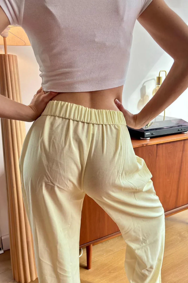 A Vintage Style Pants with Delicate Timeless Details