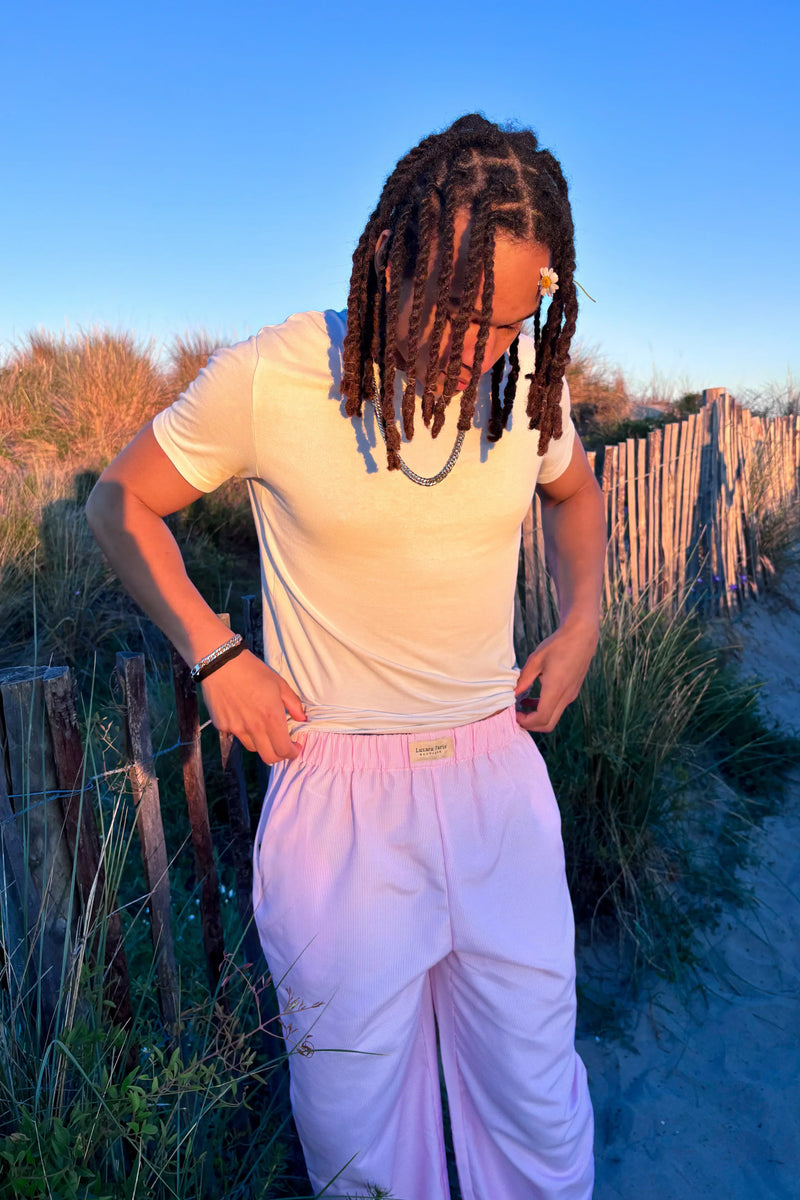 A Vintage Style Pants with Delicate Timeless Details