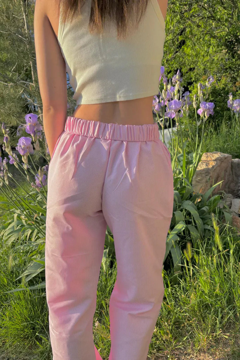 A Vintage Style Pants with Delicate Timeless Details