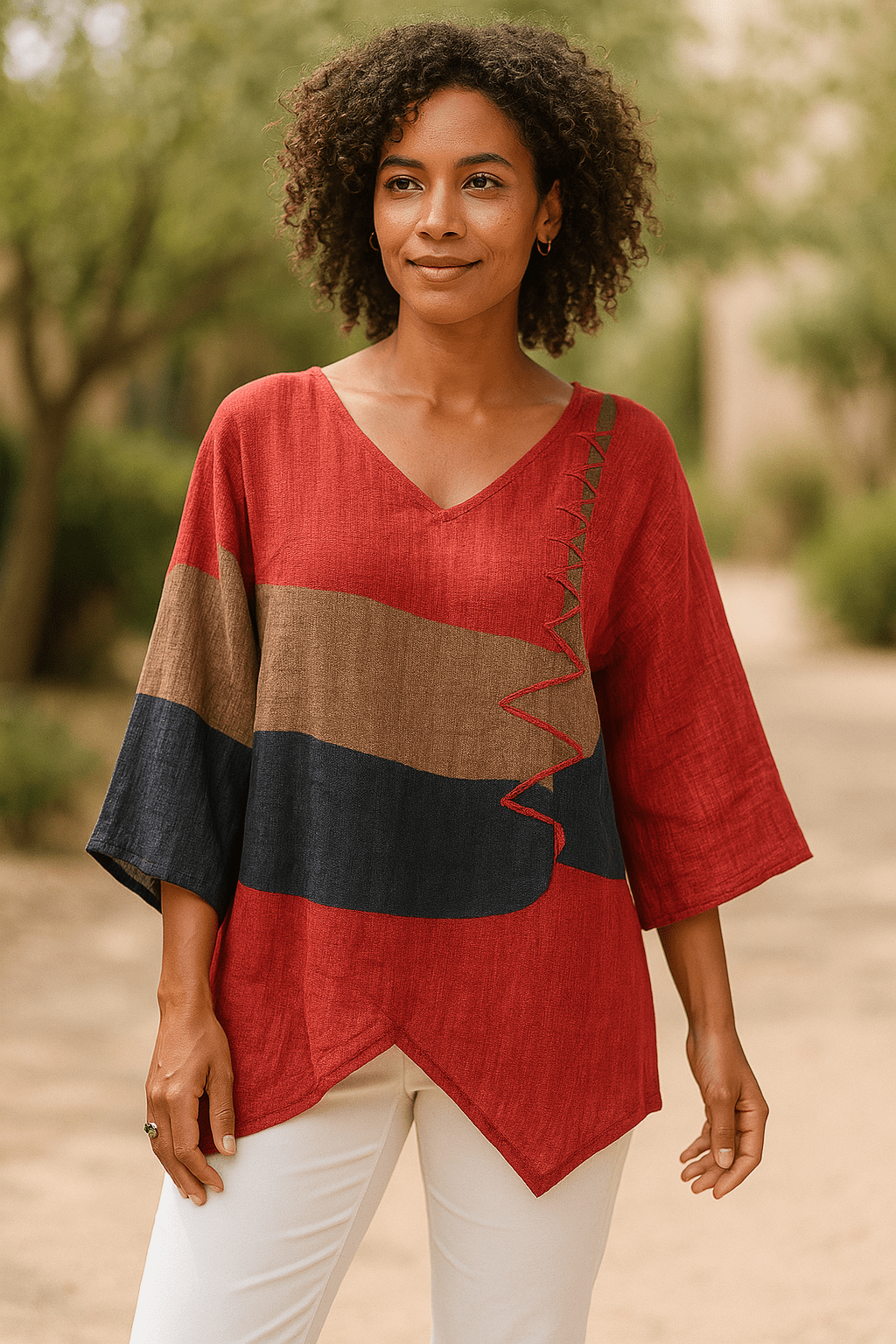 Beautifully Finished Blouse in a Timeless Design