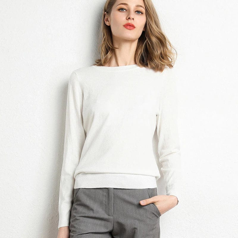 A Vintage Style Sweater with Delicate Timeless Details