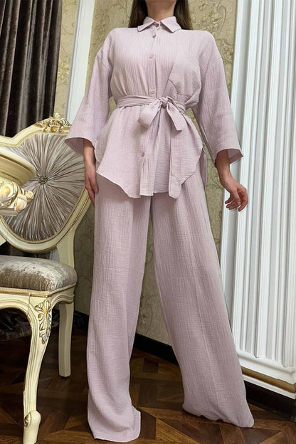A Vintage Style Pants with Delicate Timeless Details