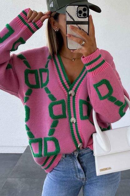 Classic Vintage Cardigan with a Flattering Fit