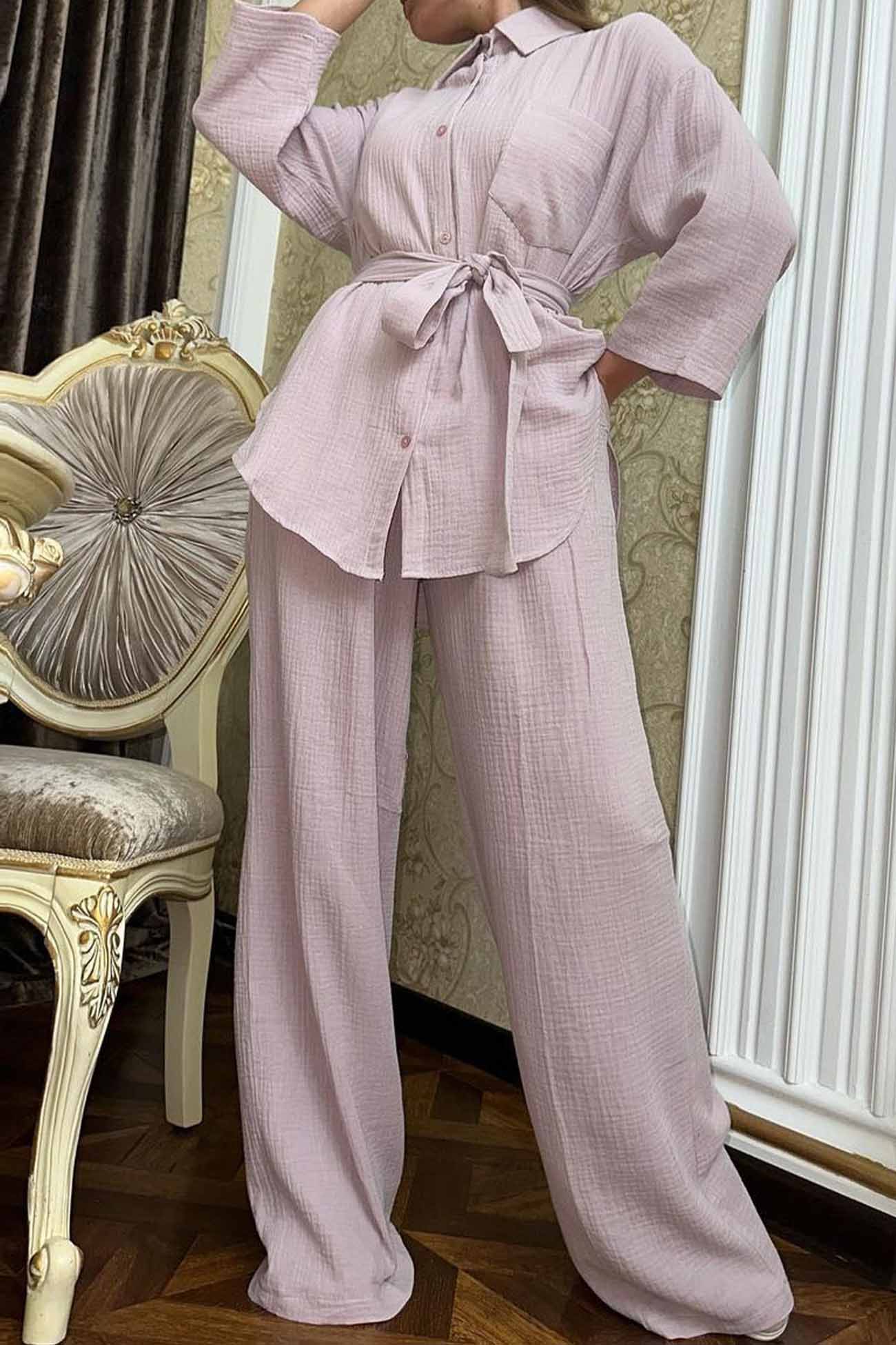 A Vintage Style Pants with Delicate Timeless Details