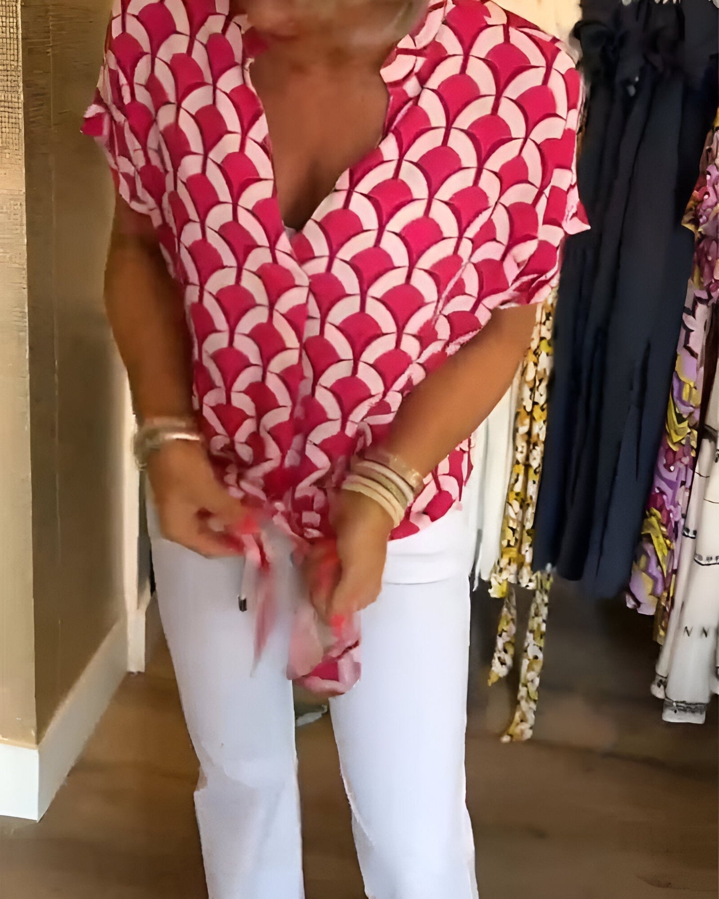 A Vintage Style Blouse with Delicate Timeless Details