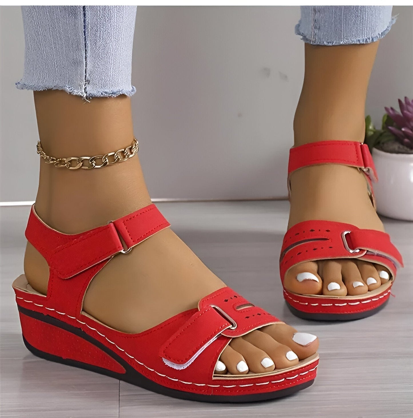 Vintage Inspired Orthopedic Sandals