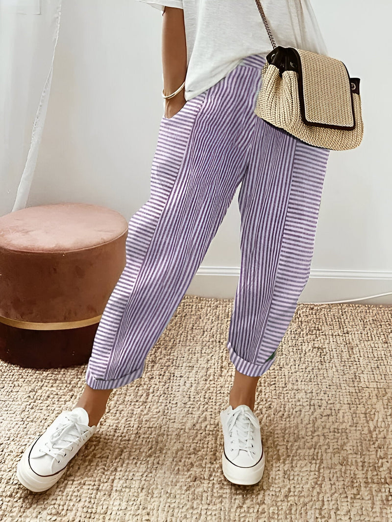 A Vintage Style Trousers with Delicate Timeless Details