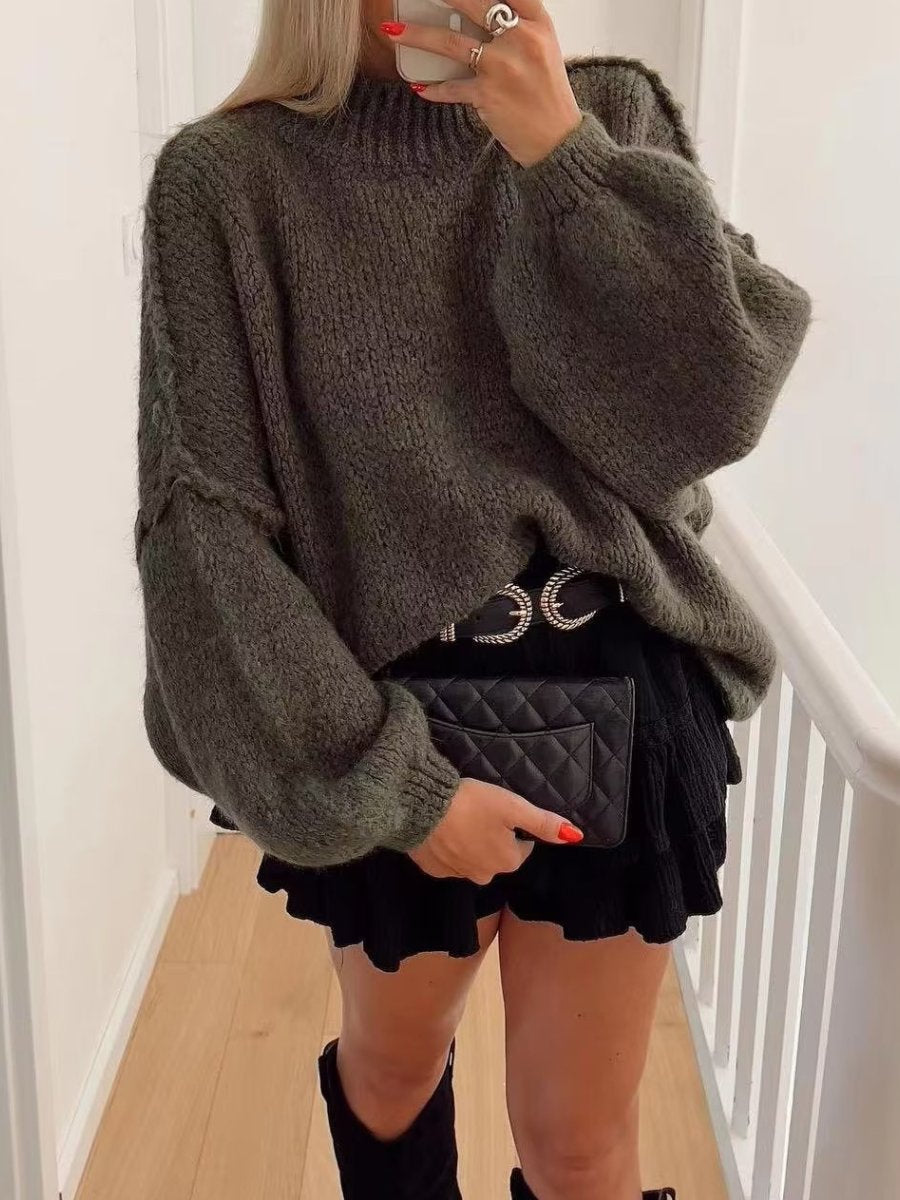 Vintage Inspired Sweater with a Contemporary Edge