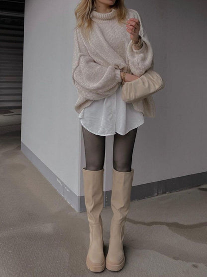 Vintage Inspired Sweater with a Contemporary Edge