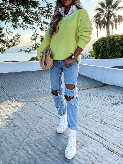 A Vintage Style Sweater with Delicate Timeless Details